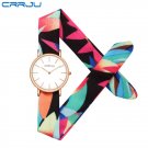 B-black orange_Floral Case Movt Water Resistant Life Watch Women   Feminino   Ladies Dress Clock Fem