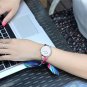 B-black white_Floral Case Movt Water Resistant Life Watch Women Feminino Ladies Dress Clock Fema