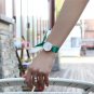 B-green_Floral Case Movt Water Resistant Life Watch Women Feminino Ladies Dress Clock Female
