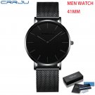 M BK BK BOX_Couple's Watches  Men Women Minimalist Quartz Watch Casual Mesh Strap Waterproof Ladies 