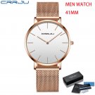 M RS WH BOX_Couple's Watches  Men Women Minimalist Quartz Watch Casual Mesh Strap Waterproof Ladies 