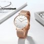 W BK BK BOX_Couple's Watches Men Women Minimalist Quartz Watch Casual Mesh Strap Waterproof Ladies