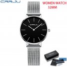 W SL BK BOX_Couple's Watches  Men Women Minimalist Quartz Watch Casual Mesh Strap Waterproof Ladies 