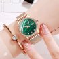rose pink BOX_Women Luxury Diamond Watches Ladies Dress Simple Mesh Bracelet Waterproof Quartz Watc