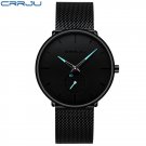white and black_Mens Watches  Luxury lover Watches Women Casual Slim Mesh Steel Couple Sports Watch