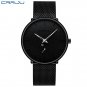 white and silver_Mens Watches  Luxury lover Watches Women Casual Slim Mesh Steel Couple Sports Watch