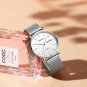 rose white BOX_Women Watches Japan Quartz Movement Auto Date Minimalist Woman Wristwatch Lady 36mm