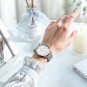 silver black_Women Watches Japan Quartz Movement Auto Date Minimalist Woman Wristwatch Lady 36mm S
