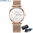 rose white BOX_Women Stylish Watches  Japan Quartz Movement Auto Date Woman Wristwatch Ladies 36mm M
