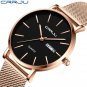 silver white BOX_Women Stylish Watches Japan Quartz Movement Auto Date Woman Wristwatch Ladies 36mm