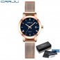 2176 blue BOX_Women's Watches 2020 Luxury Ladies Date Watch Stylish Waterproof Slim Quartz Watches f