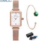 white BOX_Women Green Watches  Casual Ladies Daily Dress Mesh Wristwatch Minimalist Popular Waterpro