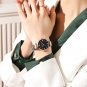 blue_Women's Watch Luxury Elegant Women Crystal Wristwatch Waterproof Quartz Ladies Stainless Bracel