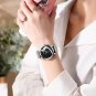 silver black BOX_2021  Women Luxury Wristwatch Crystal Quartz Female Beauty Watch Gold Silver Stainl
