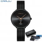 Black BOX_Top    Women Watch Stylish Simple Ladies Daily Dress Mesh Wristwatch Wasterproof Quartz Fe