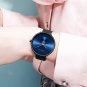 Silver White BOX_Top    Women Watch Stylish Simple Ladies Daily Dress Mesh Wristwatch Wasterproof Qu