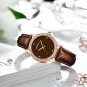blue_Ladies Watches  Luxury Elegant Japan Movement Wristwatch Sport Leather Women Clock   Feminino
