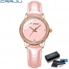 pink BOX_Women Watches  Luxury Wrist watch   feminino Clock for Women Leather Ladies Quartz Ladies W