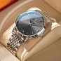 826 SL GY S_Luxury Men Watch Waterproof Luminous Stainless Steel Watches Sport Quartz Clock Mens Dat