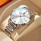 826 SL WH S_Luxury Men Watch Waterproof Luminous Stainless Steel Watches Sport Quartz Clock Mens Dat