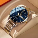 836 GD BU S_Luxury Men Watch Waterproof Luminous Stainless Steel Watches Sport Quartz Clock Mens Dat