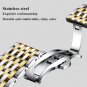 836 SL BU S_Men Watch Stainless Steel Top Quailty Luxury Push Button Hidden Clasp Waterproof Luminou