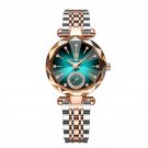 Gold Blue_Luxury Watches For Ladies  Stainless Steel Waterproof Quartz Female Wrist Watch   Feminino