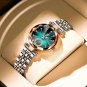 Gold Wine Red_Luxury Watches For Ladies Stainless Steel Waterproof Quartz Female Wrist Watch Femi
