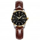 Gold Black L_Women Watches Luxury Ladies Quartz Watch Waterproof Luminous Date Stainless Stain Wrist