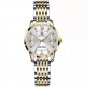 Gold White S_Women Watches Luxury Ladies Quartz Watch Waterproof Luminous Date Stainless Stain Wrist