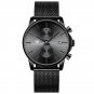 801 BK BK M_Watch   Men Watch Waterproof Luminous Date Sports Watches Luxury Quartz Man Wristwatch L