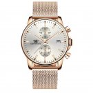 801 RG WH M_Watch   Men Watch Waterproof Luminous Date Sports Watches Luxury Quartz Man Wristwatch L