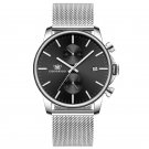 801 SK BK M_Watch   Men Watch Waterproof Luminous Date Sports Watches Luxury Quartz Man Wristwatch L