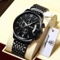 814 BK GD S_Watch Men Watch Waterproof Luminous Date Sports Watches Luxury Quartz Man Wristwatch L