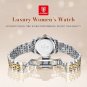 Silver Blue_Luxury Elegant Ladies Watch High Quality Casual Stainless Steel Luminous Waterproof Quar