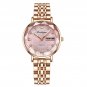 3012 RG PK S_Swiss Brand  Women Watch Stainless Steel Mesh Rose Gold Simple Waterproof Luminous Ladi