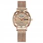 3012 RG RG M_Swiss Brand  Women Watch Stainless Steel Mesh Rose Gold Simple Waterproof Luminous Ladi