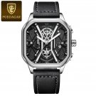 Silver White L_Luxury Men Wristwatch High Quality Waterproof Chronograph Luminous Date Man Watches L