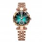 Blue_Watch for Women Luxury  Rose Gold Steel Quartz Wristwatches Waterproof Swiss Brand Ladies Watch