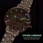 White Steel_Women Watches Rose Gold Steel Quartz Watch Waterproof Luminous Week Date Swiss Brand Lad