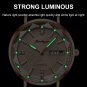 Rose Gold Pink Steel_Luxury Women Bracelet Quartz Watches For Women Casual Waterproof Luminous Mesh 