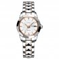 Gold White_Luxury Ladies Watches Casual Stainless Steel Luminous Waterproof Quartz Women's Watches D