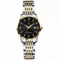 Gold Black S_Casual Wrist Watch For Women Luxury Waterproof Luminous Date Ladies Watch Stainless Ste
