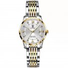 Gold White S_Casual Wrist Watch For Women Luxury Waterproof Luminous Date Ladies Watch Stainless Ste