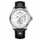 802 SL WH L_Swiss Brand  Men Watch Top Luxury Sport Men's Wristwatch Waterproof Luminous Leather Dat