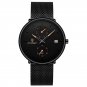 Gold_Mens Watches Luxury Quartz Watch Men Casual Slim Mesh Steel Waterproof Luminous Sport Date Wri