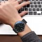 Red_Mens Watches Luxury Quartz Watch Men Casual Slim Mesh Steel Waterproof Luminous Sport Date Wris