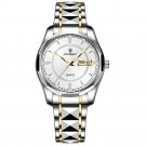 980-White_2021  Men's Watches Stainless Steel  Luxury Waterproof Men Quartz Wristwatches