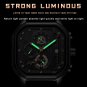 Black Gold Black S_Luxury Casual Male Watch Chronograph Stainless Steel Waterproof Luminous Date Mil