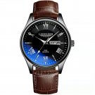 Black SL BW_LANGLISHI Watch 2021 Casual Man Watch Leather  Luxury Watches Waterproof Luminous Simple